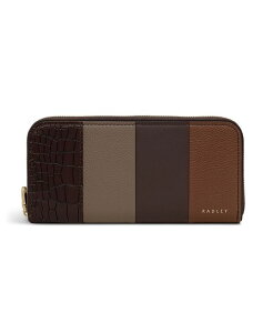 ���h���[ �����h�� ���f�B�[�X �A�N�Z�T���[ ���z �p�b�`���[�N Radley London York Mews Patchwork Small Zip Around Wallet Chocolate �`���R���[�g