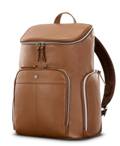 �T���\�i�C�g ���f�B�[�X �o�b�O �o�b�N�p�b�N�E�����b�N�T�b�N ���U�[ Samsonite Mobile Solution 2 Leather Deluxe Backpack Cognac