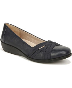 ���C�t�X�g���C�h ���f�B�[�X �V���[�Y �p���v�X LifeStride Women's Incredible 2 Slip On Ballet Flats Lux Navy Faux Leather �l�C�r�[