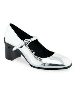 �G�A���\�[���Y ���f�B�[�X �V���[�Y �p���v�X Aerosoles Women's Cali Buckle Strapumpsilver Mirror Metallic Smooth Faux Leather - Polyurethane �V���o�[