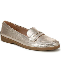 ���C�t�X�g���C�h ���f�B�[�X �V���[�Y �p���v�X ���[�t�@�[ LifeStride Women's Malta Round Toe Penny Loafers Platino Gold Faux Leather �S�[���h