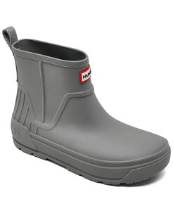 �n���^�[ ���f�B�[�X �V���[�Y �u�[�c�E���C���u�[�c Hunter Women's Wales Waterproof Rain Booties from Finish Line Light Gray �O���[
