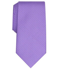 クラブルーム メンズ ネクタイ アクセサリー Men's Parker Classic Grid Tie Purple