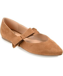 �W�����l �R���N�V���� ���f�B�[�X �V���[�Y �p���v�X Journee Collection Women's Aizlynn Mary Jane Flats Tan �^��