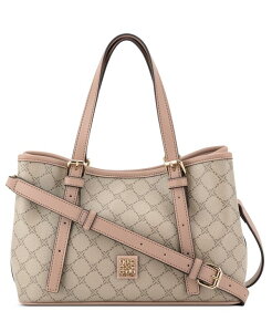 �i�C���E�F�X�g ���f�B�[�X �o�b�O �~�j Nine West Anders Mini Satchel Bag Beige Logo/Blushing �x�[�W��