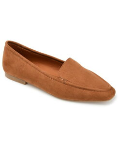 �W�����l �R���N�V���� ���f�B�[�X �V���[�Y �p���v�X ���[�t�@�[ Journee Collection Women's Tullie Square Toe Loafers Cognac