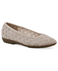 �N���t�o�C�z���C�g�}�E���e�� ���f�B�[�X �V���[�Y �p���v�X Cliffs by White Mountain Women's Cariann Ballet Round Toe Flats Light Pink Smooth �s���N