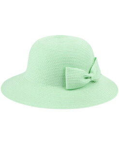 �G�|�b�N�n�b�g�J���p�j�[ ���f�B�[�X �A�N�Z�T���[ �X�q Epochats Company Angela & William Poly Braid Bucket Sun Hat with Ribbon Mint �~���g