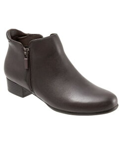 �g���b�^�[�Y ���f�B�[�X �V���[�Y �u�[�c�E���C���u�[�c Trotters Major Bootie Dark Brown �u���E��