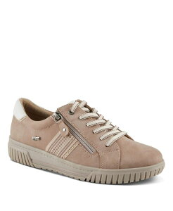 �X�v�����O�X�e�b�v ���f�B�[�X �V���[�Y �X�j�[�J�[ �v���X�T�C�Y ���[�X Spring Step Women's Jamia Sneakers Dual Closure with Laces and Zipper Plush Textile Lining Shock Absorbing Wateresistant Synthetic Upper Blush �u���b