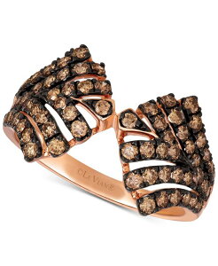 �� ���@�� ���f�B�[�X �A�N�Z�T���[ �����O Le Vian Chocolatier Chocolate Diamond Statement Ring (3/4 ct.w.) in 14k Rose Gold �S�[���h
