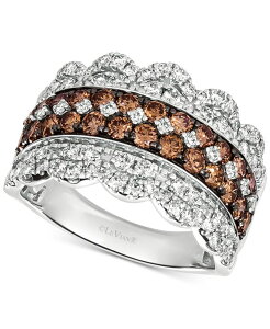 �� ���@�� ���f�B�[�X �A�N�Z�T���[ �����O Le Vian 20th Anniversary Diamond Jubilee Crown Ring (2 ct.w.) in 14k White Gold 14k Rose Gold or 14K Yellowhite Gold �z���C�g