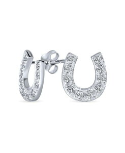 �u�����O ���f�B�[�X �A�N�Z�T���[ �s�A�X�E�C�������O Bling Jewelry Lucky Equestrian CZ Stud Earrings Horseshoe Sterling Silver �V���o�[