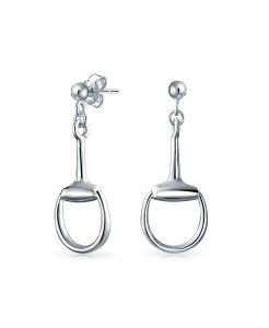 �u�����O ���f�B�[�X �A�N�Z�T���[ �s�A�X�E�C�������O Bling Jewelry Equestrian Cowgirl Danglequine Gift Horse bit Earrings Western Jewelry .925 Sterlingrey �O���[