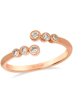 �� ���@�� ���f�B�[�X �A�N�Z�T���[ �����O Le Vian Vanilla Diamond Open Ring (0.18 ct.w.) in 14K Strawberry Rose Gold �S�[���h