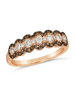 �� ���@�� ���f�B�[�X �A�N�Z�T���[ �����O Le Vian Chocolate Diamond (.15 ct.w.) & Nude Diamond (.43 ct.w.) Patterned Ring in 14K Strawberry Rose Gold �S�[���h