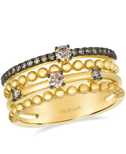 �� ���@�� ���f�B�[�X �A�N�Z�T���[ �����O Le Vian Chocolate Diamond Ring (0.40 ct.w.) in 14k Honeyellow Gold �C�G���[