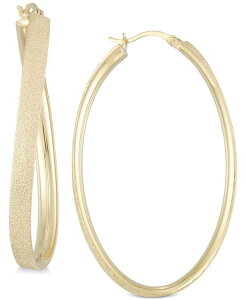 �V���� �A�C �X�~�X ���f�B�[�X �A�N�Z�T���[ �s�A�X�E�C�������O �T�e�� Simone I. Smith Simone I Smith Satin-Finished Hoop Earrings in 18k Gold over Sterling 18k Gold Over Silver �S�[���h