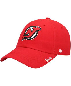 47 �u�����h ���f�B�[�X �A�N�Z�T���[ �X�q �W���[�W�[ '47 Brand Women's Red New Jersey Devils Teamiata Clean Up Adjustable Hat Red ���b�h