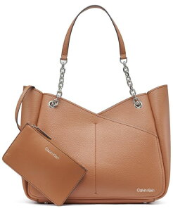�J���o���N���C�� ���f�B�[�X �o�b�O Calvin Klein Zoe Large Tote Bag Caramel