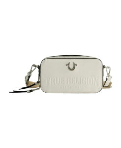 �g�D���[�����W���� ���f�B�[�X �o�b�O True Religion Double-Zip Horseshoe Camera Bag White �z���C�g