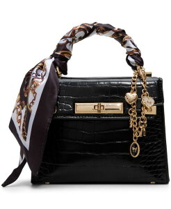 �A���h ���f�B�[�X �o�b�O �~�j ALDO Larigodiaa Mini Top Handle Bag Mix Mat Black �u���b�N