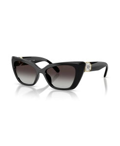 �X�����t�X�L�[ ���f�B�[�X �A�N�Z�T���[ �T���O���X�E�A�C�E�F�A Swarovski Women's Cat Eye SunglassesK6047 Black Gray �u���b�N