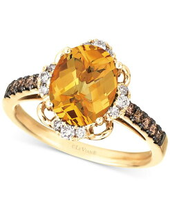 �� ���@�� ���f�B�[�X �A�N�Z�T���[ �����O Le Vian Amethyst (3 ct.w.) & Diamond (3/8 ct.w.) Ring in 14k White Gold (Also Topaz & Citrine) Citrine �z���C�g