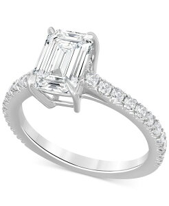 �o�b�W�F���[�~�V���J ���f�B�[�X �A�N�Z�T���[ �����O Badgley Mischka Certified Lab Grown Diamond Engagement Ring (2-1/2 ct.w.) in 14k White Gold �z���C�g
