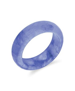 �u�����O ���f�B�[�X �A�N�Z�T���[ Bling Jewelry Good Luck Energy Smooth Stackable Natural Dyed Jade Band Ring Purple �p�[�v��