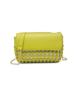 �A�[�o���G�N�X�v���b�V���� ���f�B�[�X �o�b�O Urban Expressions Erin Braided Medium Crossbody Bag Citron