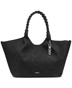 �_�i �L������ �j���[���[�N ���f�B�[�X �o�b�O DKNY Women's Paularge Tote Bag Black/silver �u���b�N