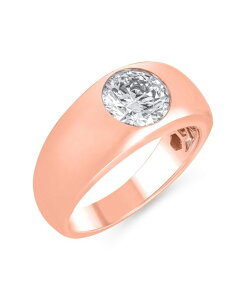 �o�b�W�F���[�~�V���J ���f�B�[�X �A�N�Z�T���[ �����O Badgley Mischka Certified Lab Grown Diamond Solitaire Ring (1-1/2 ct.w.) in 14k Yellowhite orose Rose Gold �S�[���h