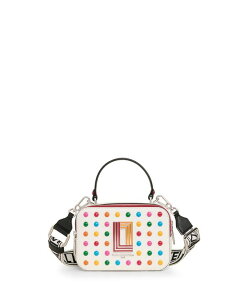�J�[�� ���K�[�t�F���h ���f�B�[�X �o�b�O KARLAGERFELD PARISimone Camera Crossbody Bag White Multi �z���C�g