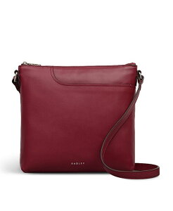 ���h���[ �����h�� ���f�B�[�X �o�b�O �~�j ���U�[ Radley London Pockets Mini Leather Ziptop Crossbody Bag Carmine