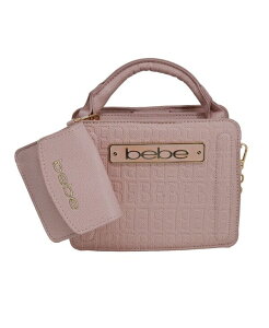 �x�x ���f�B�[�X �o�b�O �~�j Bebe Women's Thea Mini Satchel Bag Powder Pink �s���N