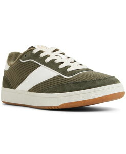 �A���h �����Y �V���[�Y �X�j�[�J�[ ALDO Men's Ashwin Textile Fashion Athletic Sneakers Olive �I���[�u