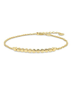 �f���@�^ ���f�B�[�X �A�N�Z�T���[ �u���X���b�g�E�o���O���E�A���N���b�g DEVATA Round Link Chain Bracelet in 14K Gold 6.5 in adj to 7.5 in approx. 2.8 grams Gold �S�[���h