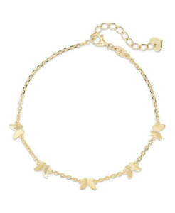 �f���@�^ ���f�B�[�X �A�N�Z�T���[ �u���X���b�g�E�o���O���E�A���N���b�g DEVATA Butterfly Chain Bracelet in 14K Gold 6.5 in adj to 7.5 in approx. 2.9 grams Gold �S�[���h