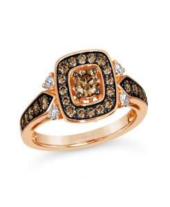 �� ���@�� ���f�B�[�X �A�N�Z�T���[ �����O Le Vian Vanilland Chocolate Diamond Ring (0.78 ct.w.) in 14K Strawberry Rose Gold �S�[���h