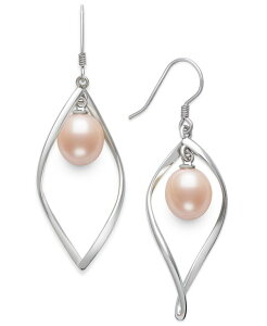 �x�� �h�D ���[�� ���f�B�[�X �A�N�Z�T���[ �s�A�X�E�C�������O Belle de Mer Cultured Freshwater Blush Pink Dropearl (8-9mm) Earrings in Sterling Pink �s���N