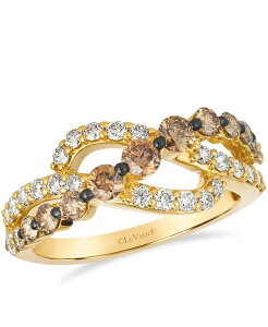 �� ���@�� ���f�B�[�X �A�N�Z�T���[ �����O Le Vian Chocolate Ombre Diamond Ring (1.24 ct.w.) in 14K Honeyellow Gold �C�G���[