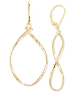 �C�^���A�� �S�[���h ���f�B�[�X �A�N�Z�T���[ �s�A�X�E�C�������O Italian Gold Polished Twist Illusion Drop Earrings in 14k Yellow Gold �C�G���[