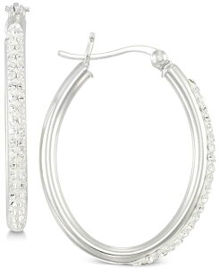 �V���� �A�C �X�~�X ���f�B�[�X �A�N�Z�T���[ �s�A�X�E�C�������O Simone I. Smith Crystal Hoop Earrings in Sterling Silver �V���o�[