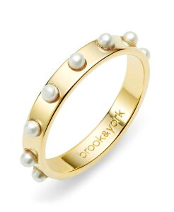 �u���b�N�A���h���[�N ���f�B�[�X �A�N�Z�T���[ �����O brook & york Holly Imitation Pearl Ringold �S�[���h