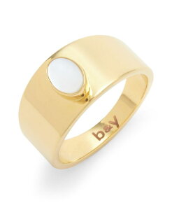 �u���b�N�A���h���[�N ���f�B�[�X �A�N�Z�T���[ �����O brook & york Riley 14K Gold Plated Mother of Pearl Ringold-Plated �S�[���h