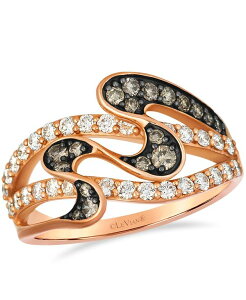 �� ���@�� ���f�B�[�X �A�N�Z�T���[ �����O Le Vian Vanilla Diamond ( 0.53 ct.w.) and Chocolate Diamond (0.29 ct.w.) Ring in 14K Strawberry Rose Gold �S�[���h