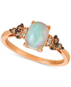 �� ���@�� ���f�B�[�X �A�N�Z�T���[ �����O Le Vian Opal (5/8 ct.w.) & Diamond (1/6 ct.w.) Ring in 14k Rose Opal �S�[���h