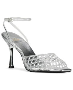 �W�F�t���[ �L�����x�� ���f�B�[�X �V���[�Y �T���_�� �q�[�� Jeffrey Campbell Women's Lattix Caged Jelly Mid-Heel Dressandals Clear/Silver �V���o�[
