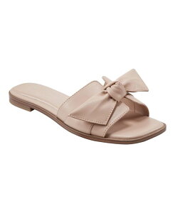 �}�[�N�t�B�b�V���[ ���f�B�[�X �V���[�Y �T���_�� Marc Fisher Women's Finey Square Toe Slip-On Flat Sandals Light Natural